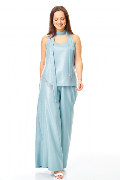 Брюки, пояс, топ T&N 7746 холодная_мята - фото 6