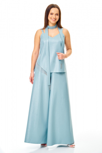 Брюки, пояс, топ T&N 7746 холодная_мята - фото 5