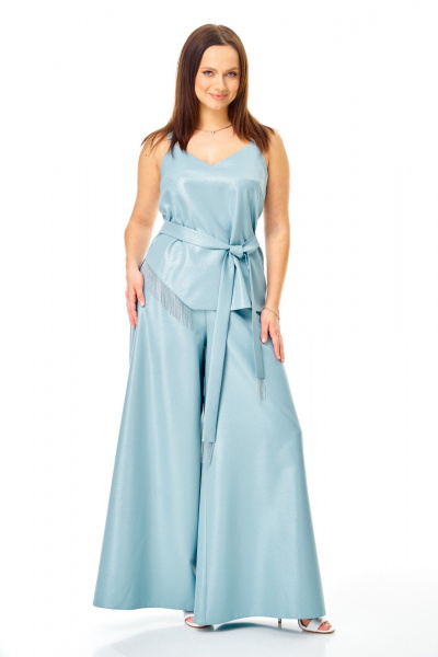 Брюки, пояс, топ T&N 7746 холодная_мята - фото 2