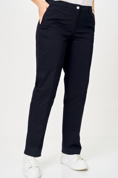 Брюки, жакет БелЭльСтиль 762-3_23_22+609 синий_полоска - фото 8