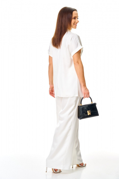 Блуза, брюки T&N 7748 молочный - фото 3