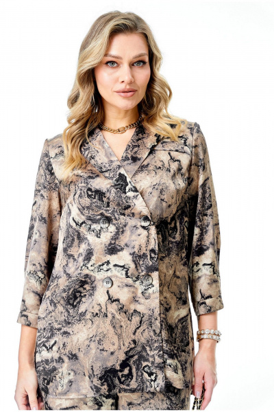 Брюки, жакет Твой имидж 2403 мрамор - фото 5