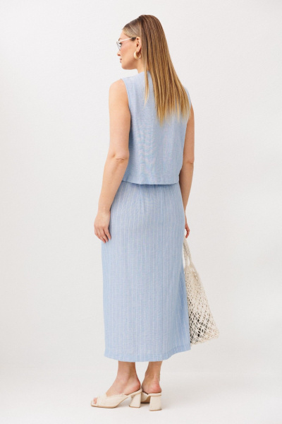 Жилет, юбка Fantazia Mod 5410 голубой - фото 4