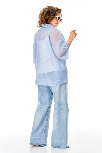 Жакет Anastasia м-1349.1 голубой - фото 9