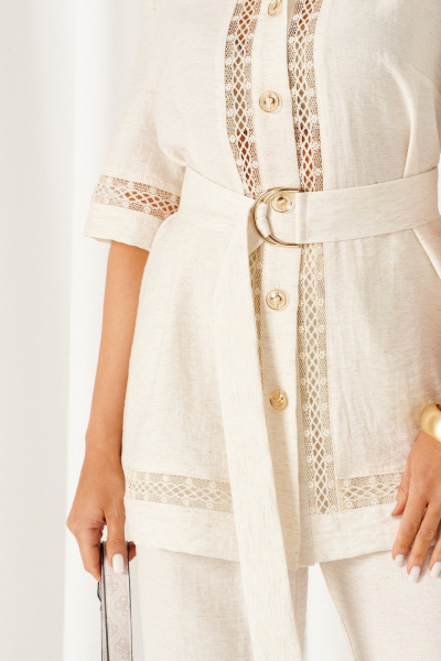 Блуза, брюки Beautiful&Free 6461 белый - фото 7