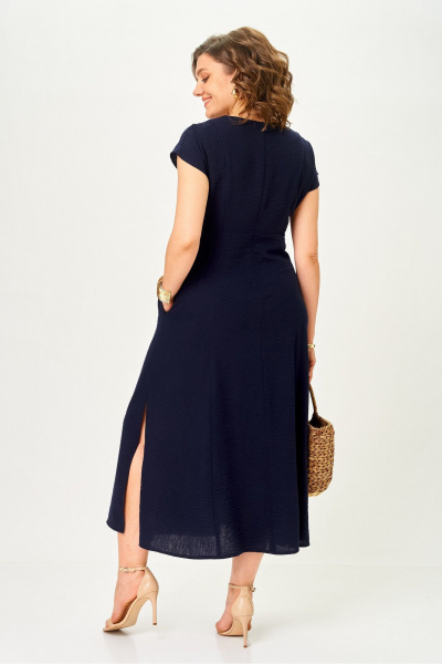Платье Орхидея 1683 синий - фото 7