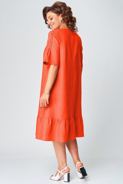 Платье Мишель стиль 1280 оранжевый - фото 6