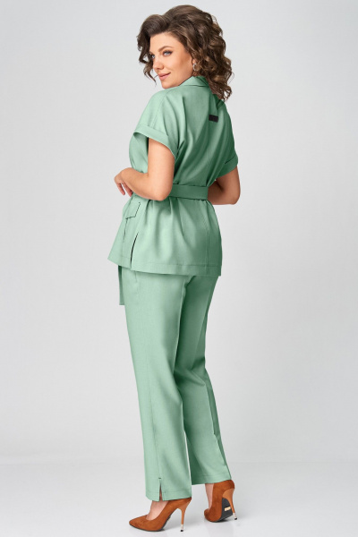 Брюки, жакет Мишель стиль 1279-1 бирюза - фото 4