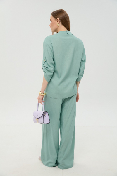 Брюки, жакет NikVa 978-8 мята_и_бохо_мультиколор - фото 8