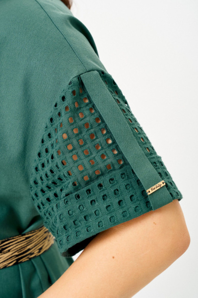 Платье SOVA 11319 бирюза - фото 10