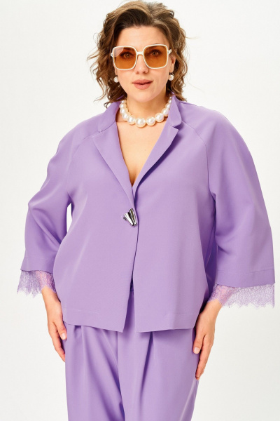 Брюки, жакет SOVA 11334 лаванда - фото 6