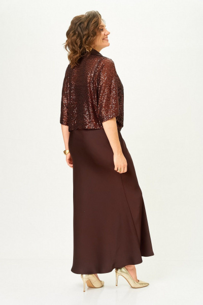 Жакет, платье Svetlana-Style 2033 шоколад - фото 3