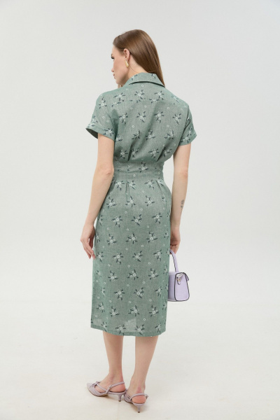 Платье NikVa 1047-1 зелень - фото 10