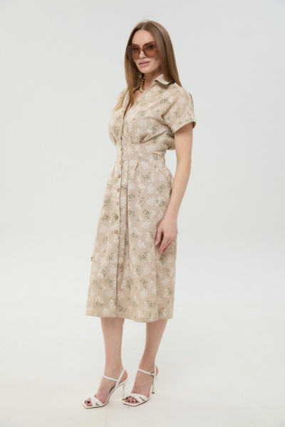 Платье NikVa 1047-2 песок - фото 6