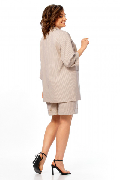 Жакет, шорты LaKona 11656 кофейный - фото 2