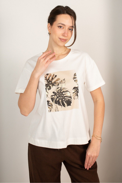 Футболка Купалинка 639003 экрю - фото 1