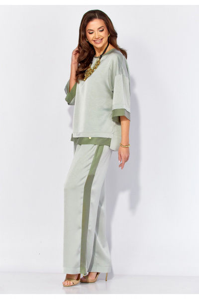 Блуза, брюки TAiER 1355 мята - фото 3