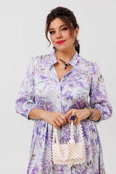 Платье Anelli 1859 сирень - фото 7
