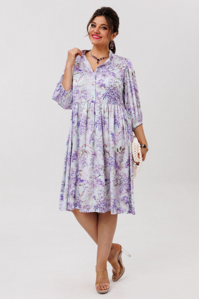 Платье Anelli 1859 сирень - фото 6