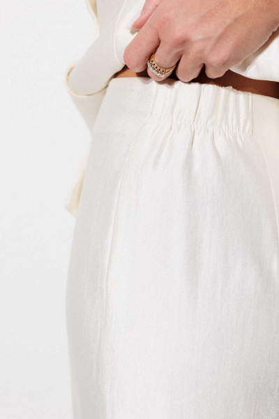 Жакет, юбка Mislana 1294/2 бледно-золотой - фото 4