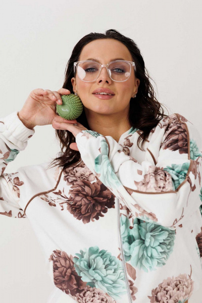 Брюки, куртка Mislana 1301 мята/коричневый - фото 9