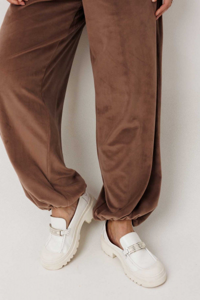 Брюки, куртка Mislana 1301 мята/коричневый - фото 5