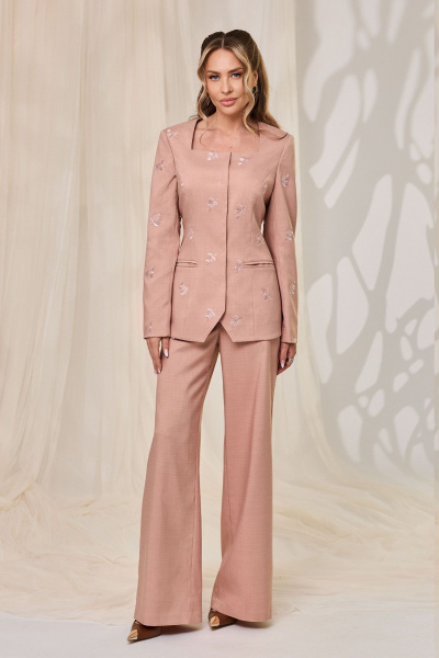 Брюки, жакет Golden Valley 6771 розовый - фото 8
