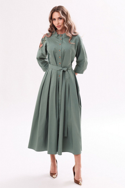 Платье Golden Valley 44355 зеленый - фото 1