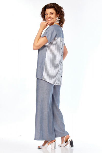 Блуза Matini 4.964/1 голубой - фото 11