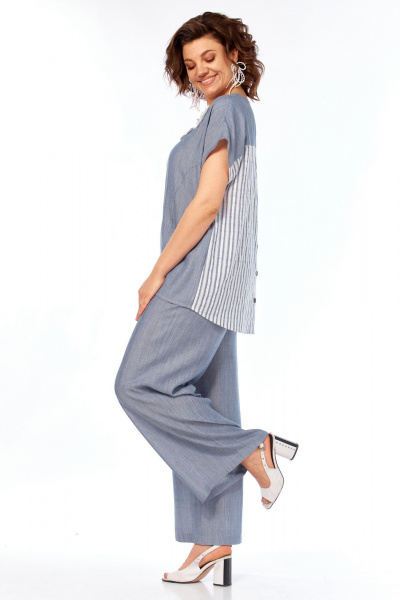 Блуза Matini 4.964/1 голубой - фото 10