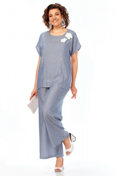 Блуза Matini 4.964/1 голубой - фото 7