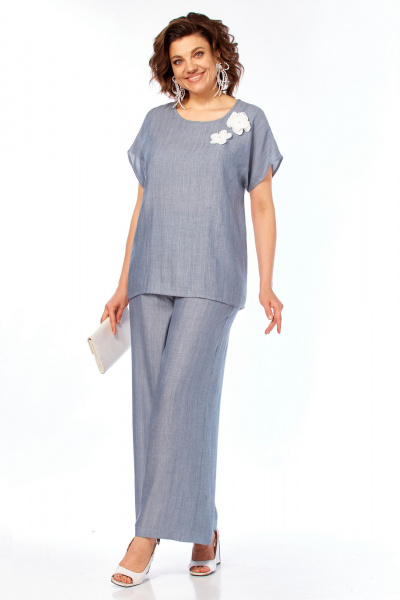 Блуза Matini 4.964/1 голубой - фото 6