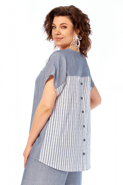 Блуза Matini 4.964/1 голубой - фото 3