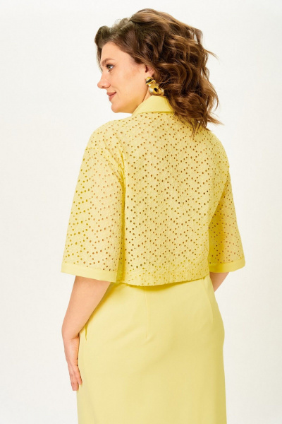 Жакет, юбка Svetlana-Style 2345 лимонный - фото 8