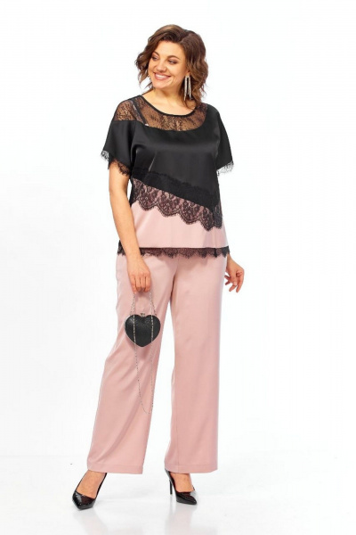 Блуза, брюки Matini 1.1809 розовый - фото 10