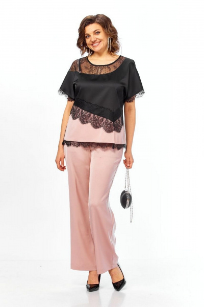 Блуза, брюки Matini 1.1809 розовый - фото 9