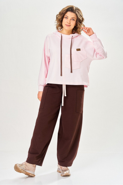 Брюки, свитшот Bonna Image 1062/1 розовый - фото 1