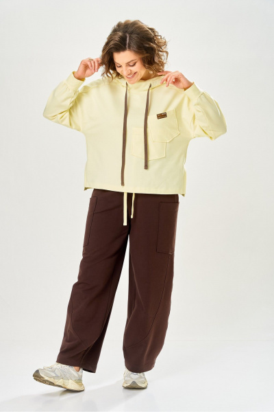 Брюки, свитшот Bonna Image 1062/2 желтый - фото 6