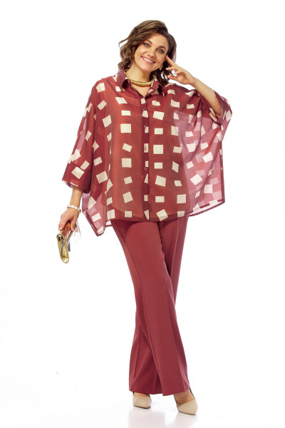 Блуза, брюки, топ Alani Collection 2574 - фото 6