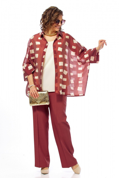 Блуза, брюки, топ Alani Collection 2574 - фото 3