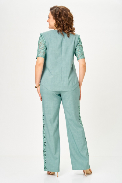 Брюки, жакет Vilena 1151 полынь - фото 4