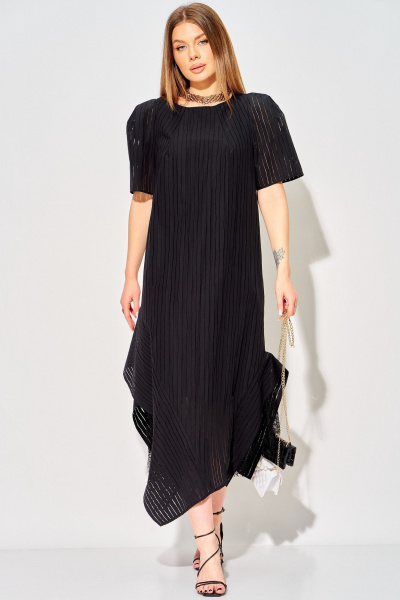 Платье Laikony L-154 черный - фото 1