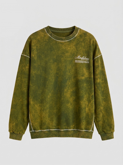 Свитшот Mark Formelle 121893-1/25-ОБР5429П-7(3) ACID_WASH_желтый_печать_009.2_Эйсид_1_сл_на_ - фото 2