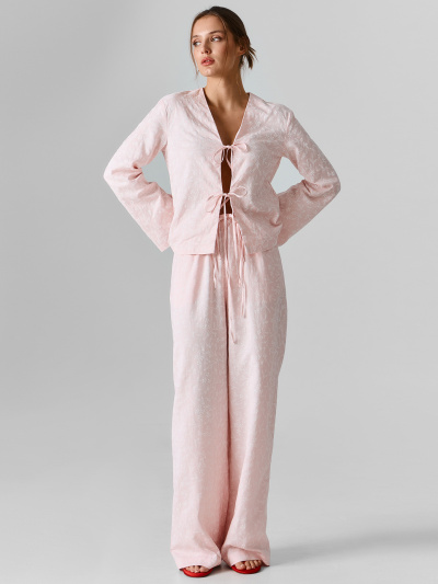 Блуза Mark Formelle 122856/25-40991П-9 цветы_на_жемчужно_розовом - фото 1