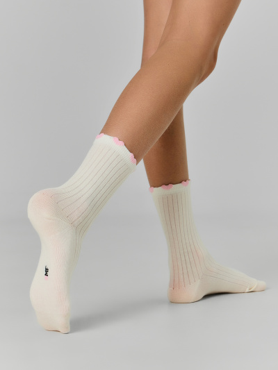 Носки Mark Formelle 430K-3175/B3-25430K молочный_розовый_рис.3175 - фото 1