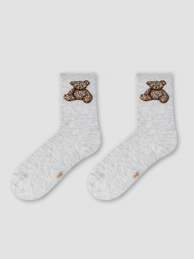 Носки Mark Formelle 430K-3527/B3-26430K св.серый_меланж_рис.3527 - фото 1