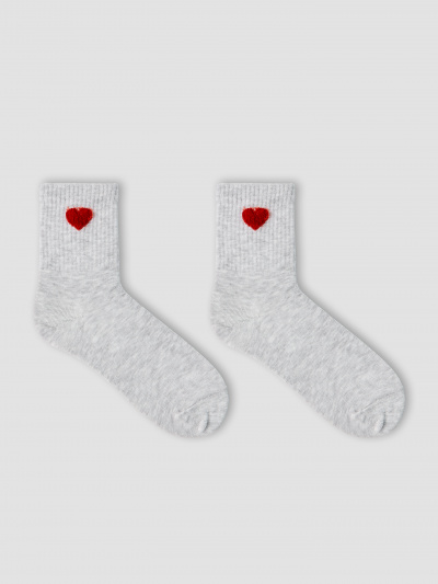 Носки Mark Formelle 444K-3528/B4-26444K св.серый_меланж_рис.3528 - фото 2