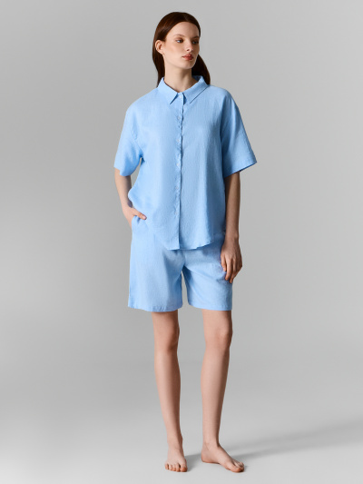 Рубашка, шорты Mark Formelle 592498-1/25-41914Ц-9 голубой - фото 2