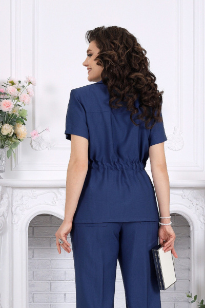 Блуза, брюки Ninele 6106 синий - фото 11