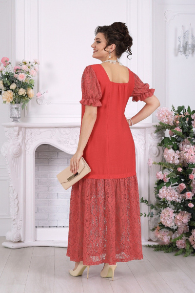 Платье Ninele 6114 красный - фото 11